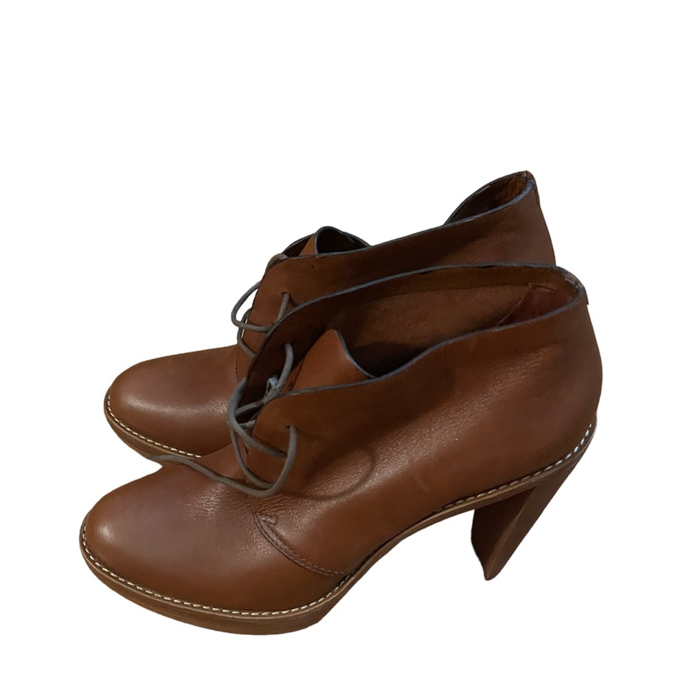 Leather heels
